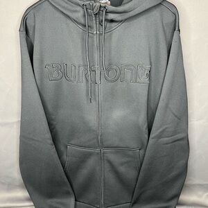 Burton Black Snowboard Zip up Hoodie XL